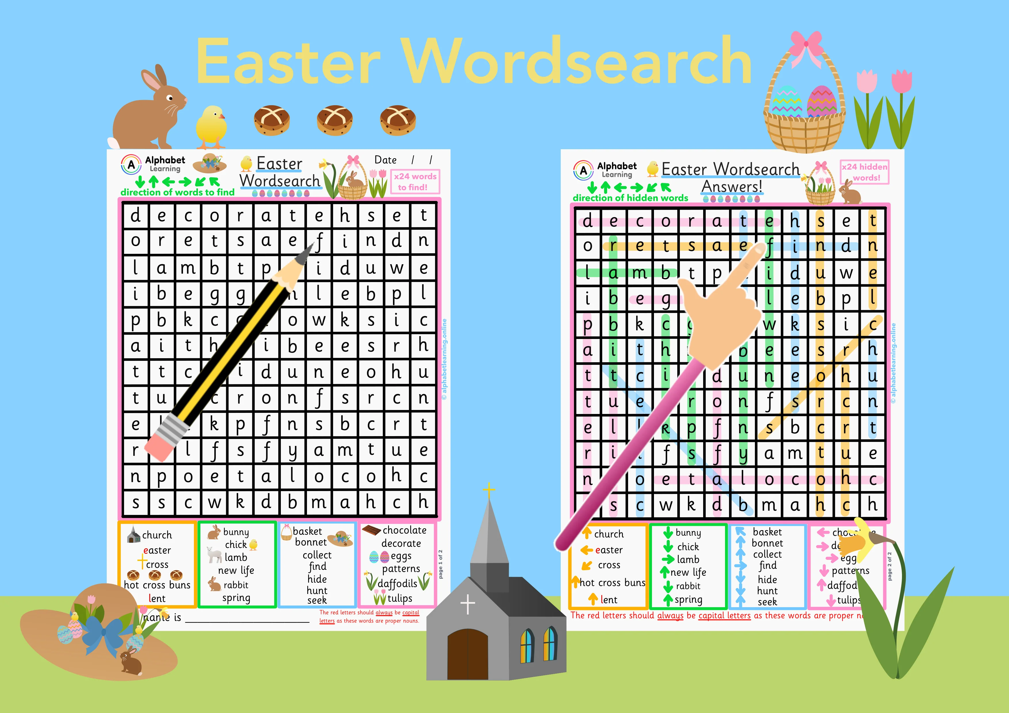 Wordsearch - Easter