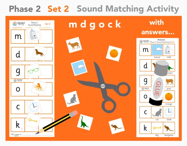 mdgock Phase 2 cut, match and stick (Set 2 of 4)