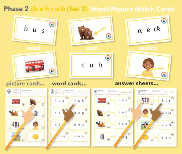 ck e u r h b Phase 2 CVC match cards (Set 3 of 4)