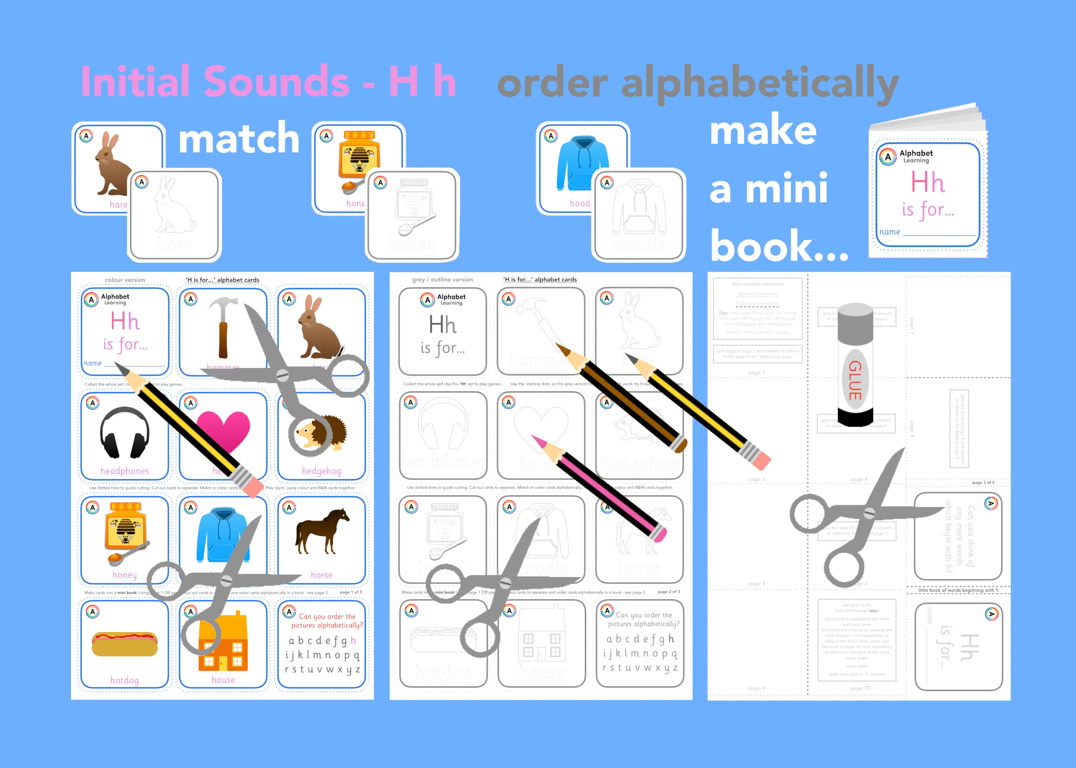 H is for... What begins with the letter 'h'? main preview