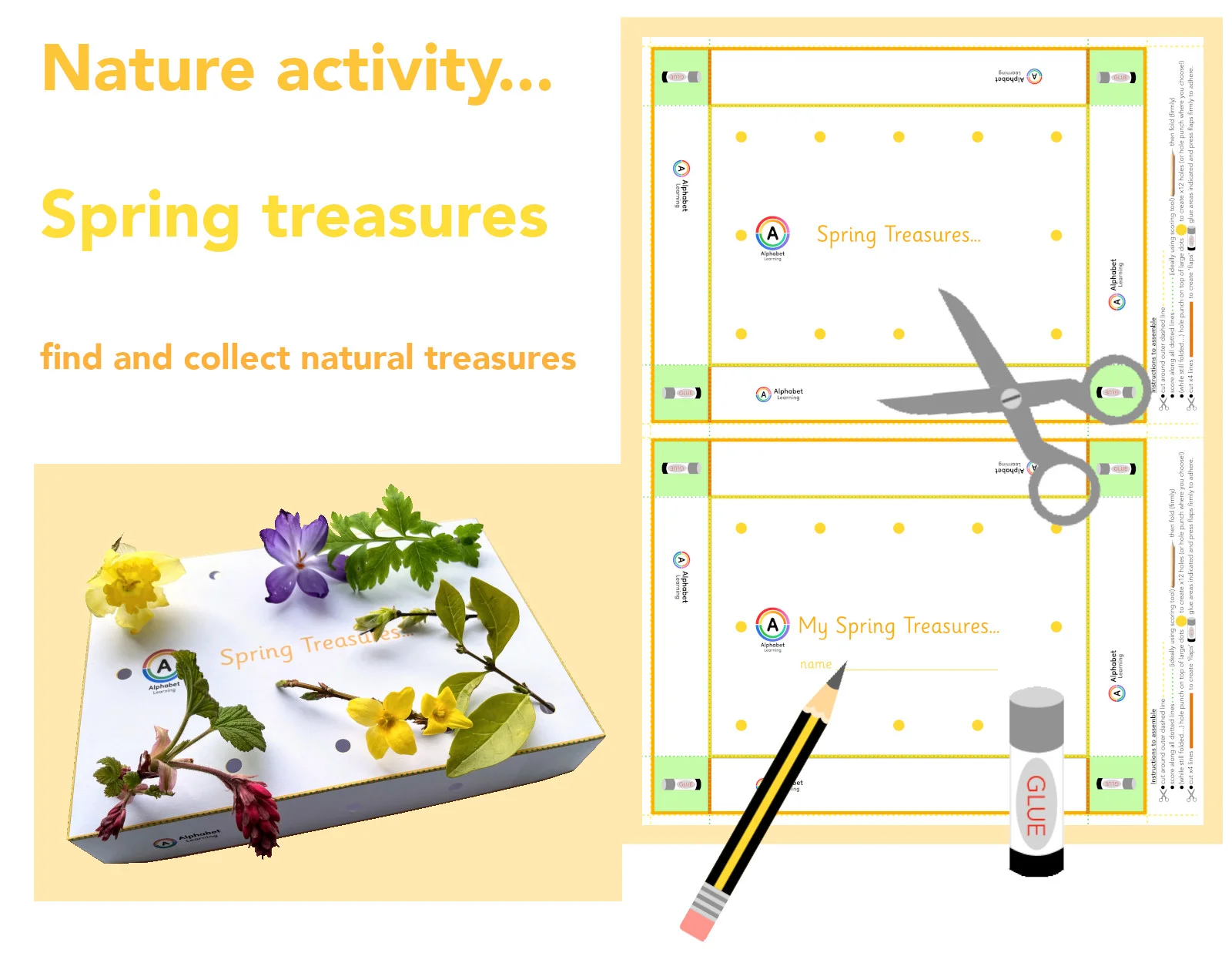 Spring Activity - collect natural treasures (in Spring)