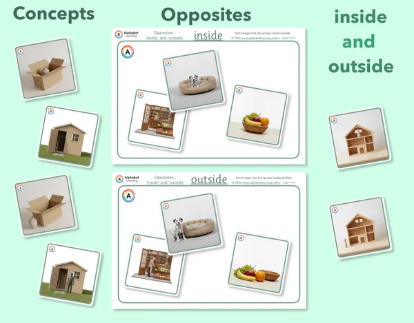 Exploring concepts Opposites Inside and Outside