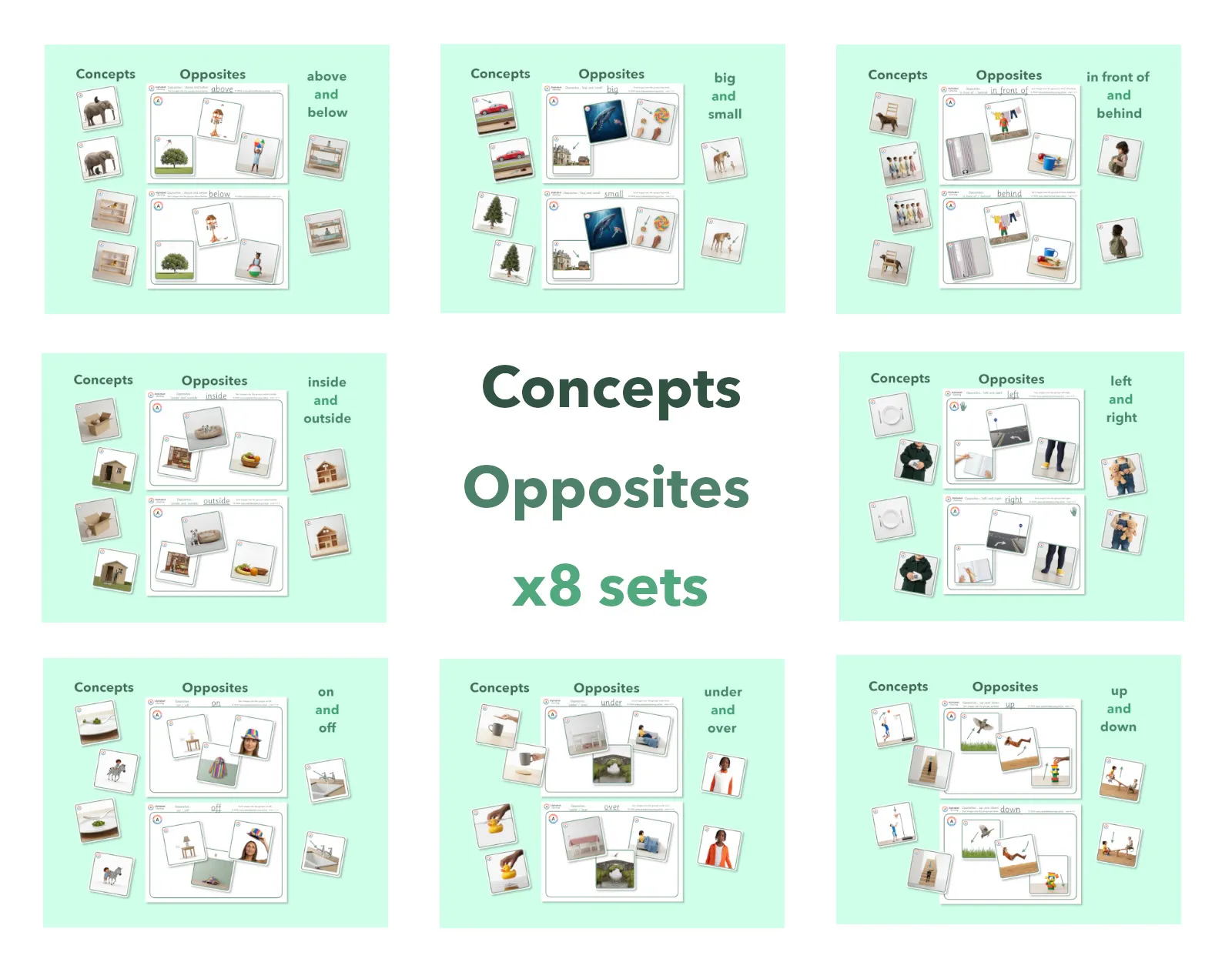 Exploring concepts Opposites (x8 Sets) main preview