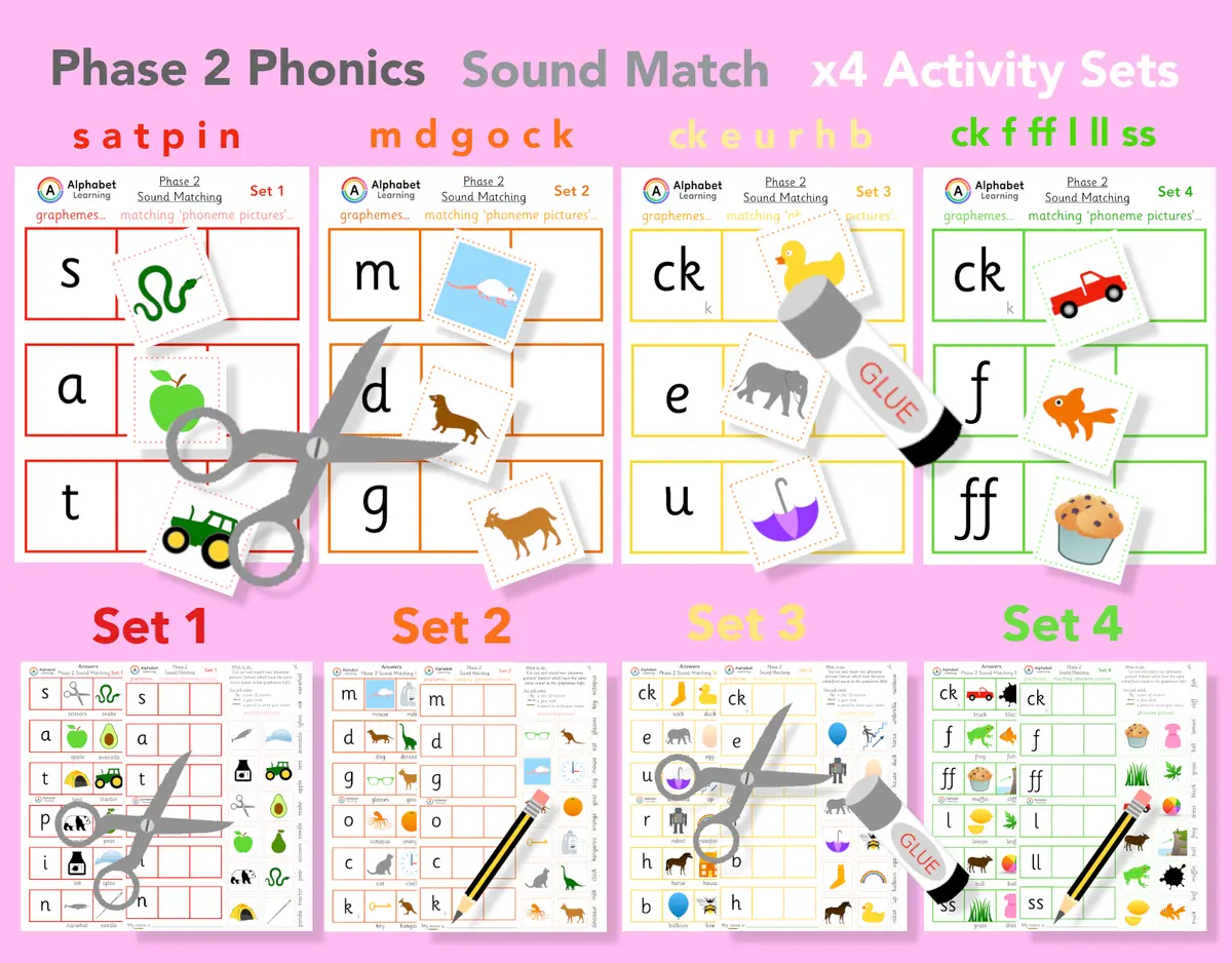 Phase 2 cut, match and stick (Sets 1-4) main preview