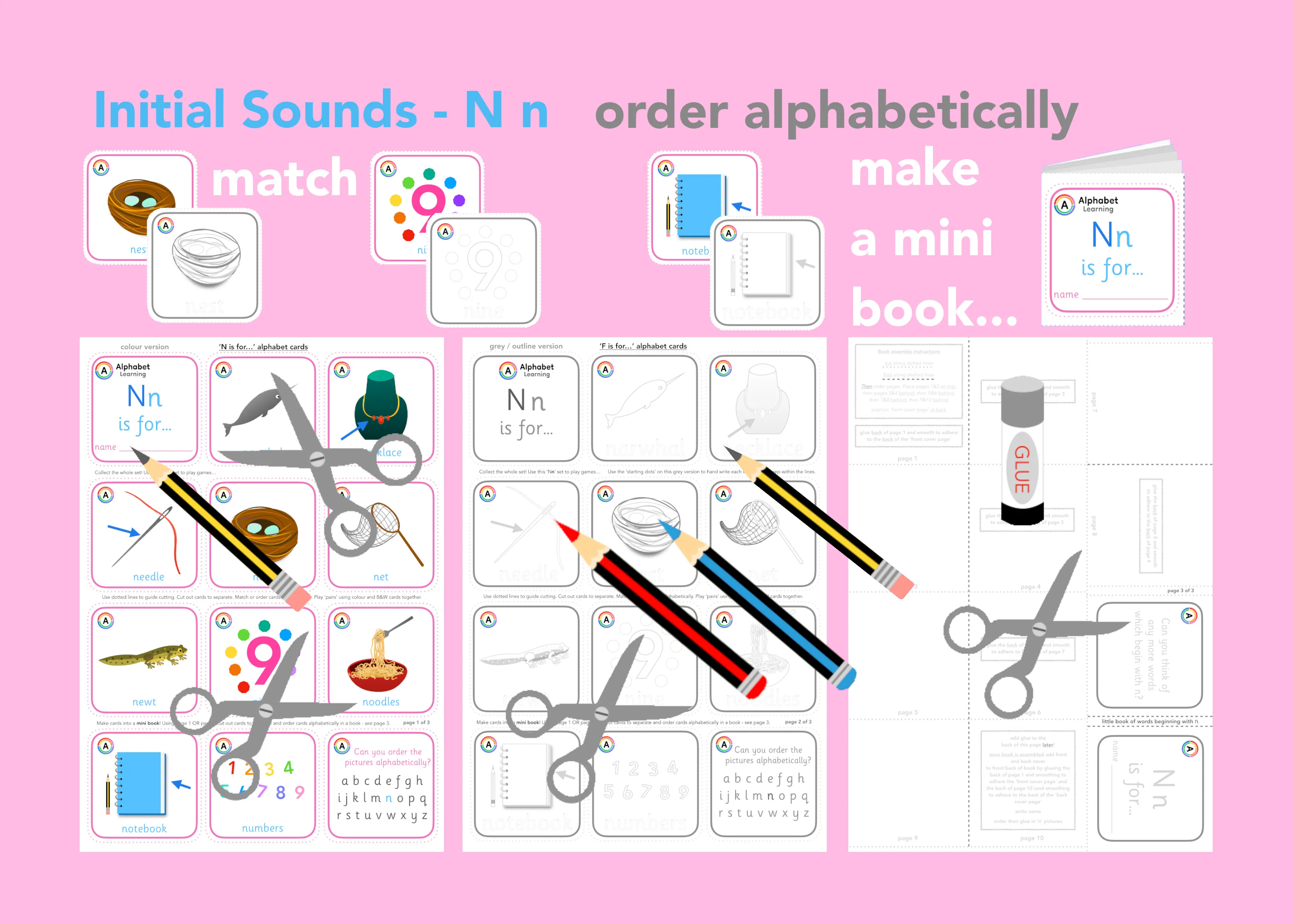 N is for... What begins with the letter 'n'? main preview