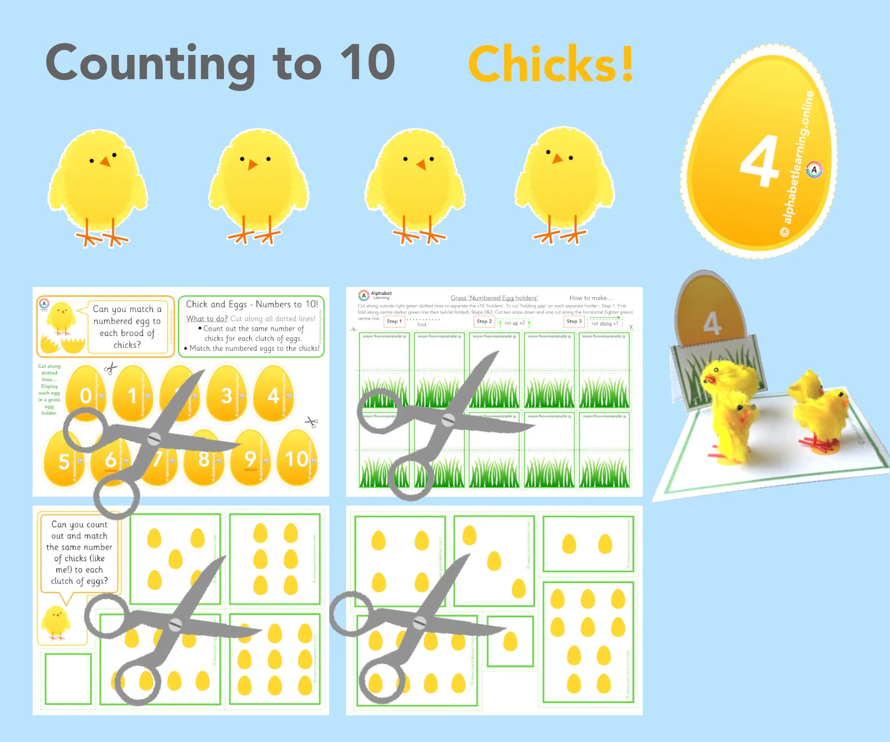 Counting up to 10 objects - Chicks! main preview