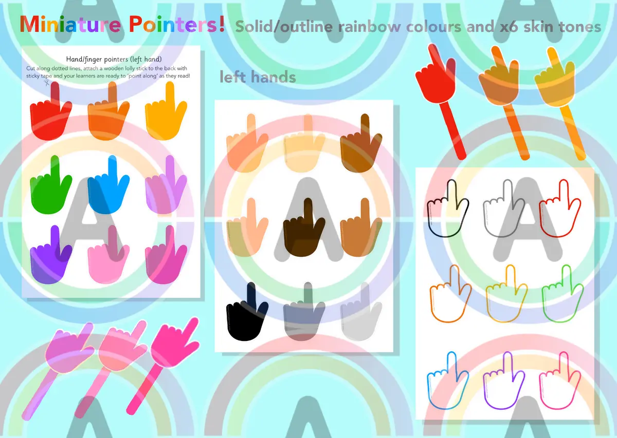Pointers! Left hand/finger main preview