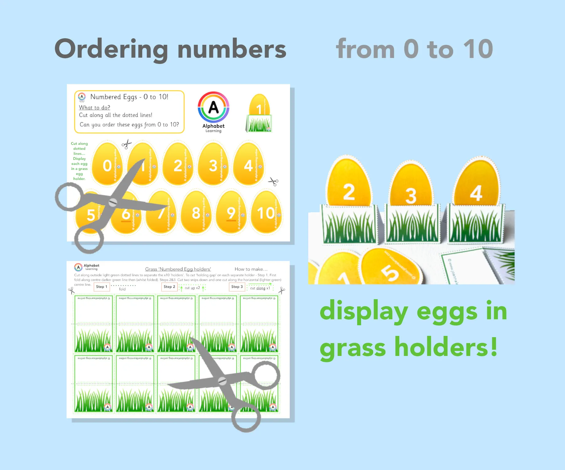 Ordering numbers 0 to 10 - Eggs! main preview