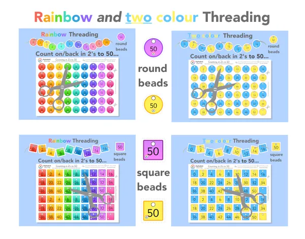 Threading Counting in 2s from 0 - 50 (and back)