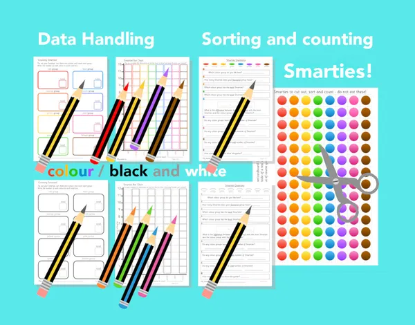 Smarties Data Handling Investigation: Count, Sort, and Create a Bar Chart
