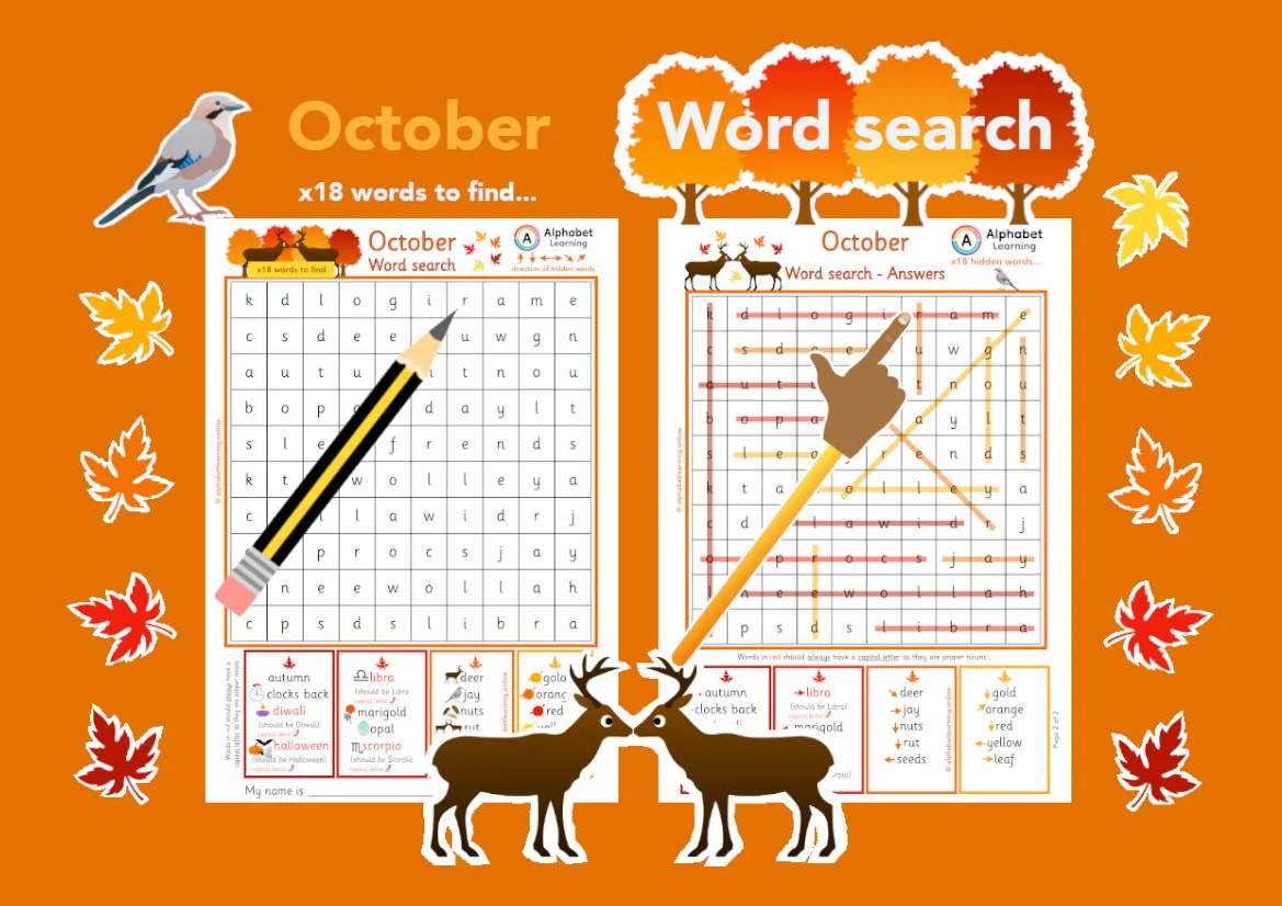 Wordsearch - October