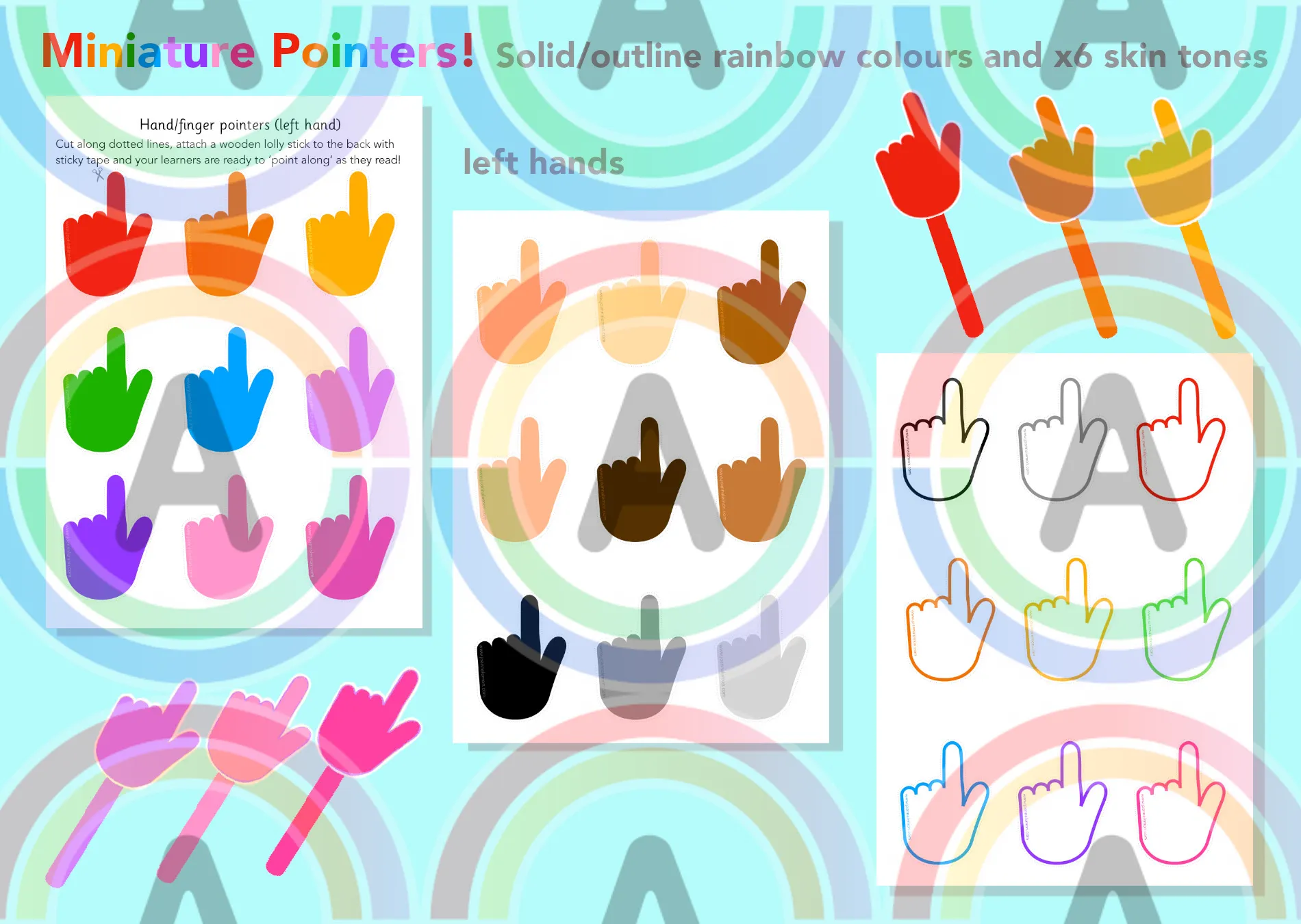 Pointers! Left hand/finger main preview