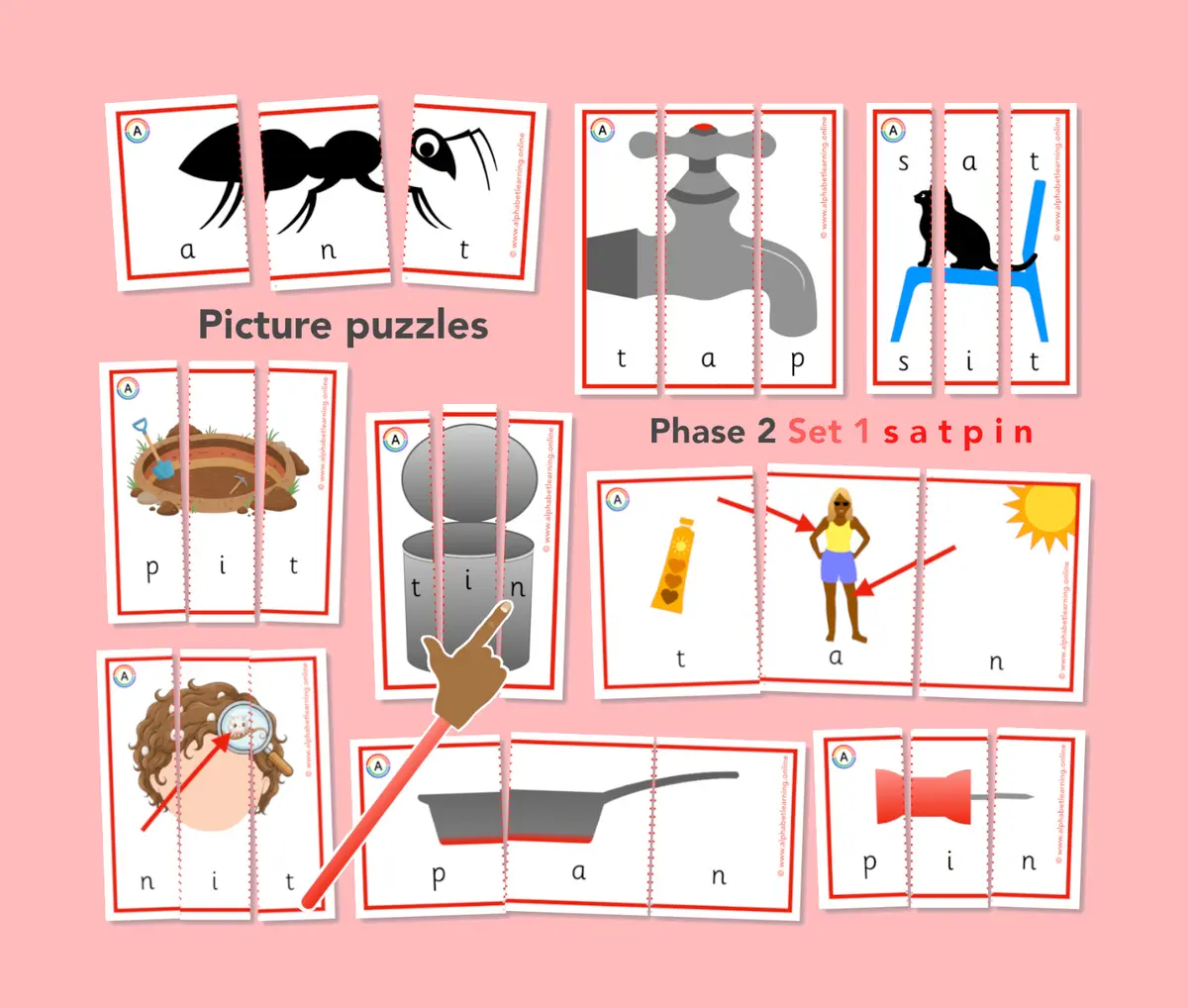 satpin Phase 2 word/picture puzzles (Set 1 of 4) main preview