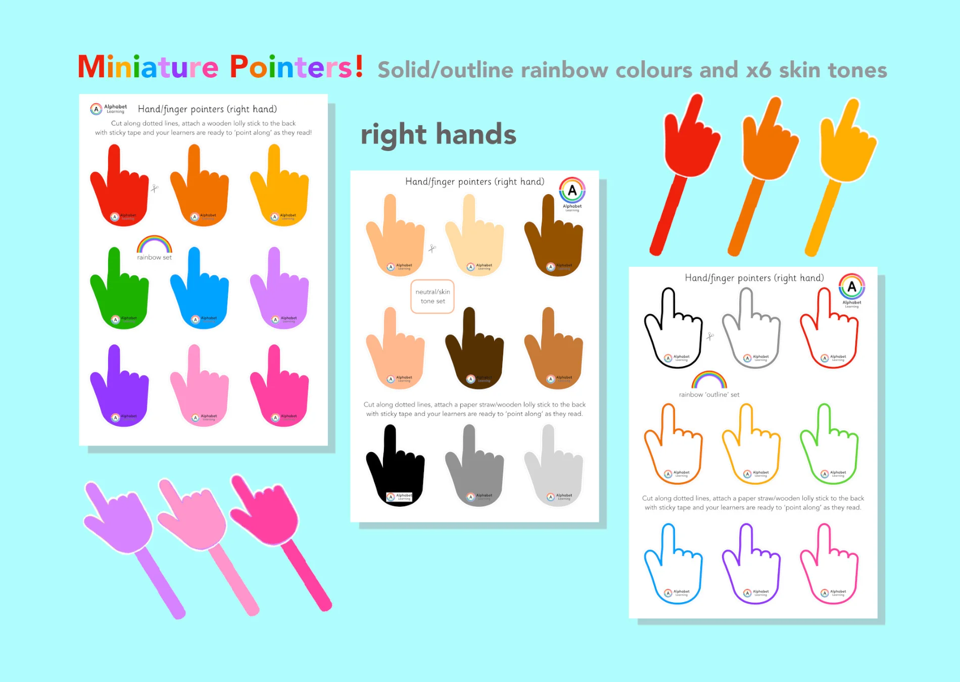 Pointers! Right hand/finger