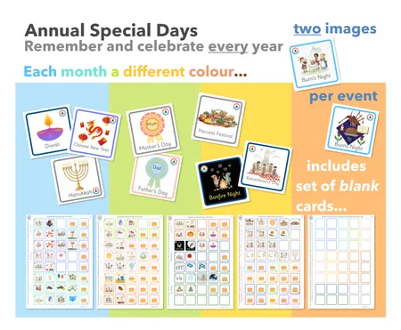 Annual Weekly Planner with Events and Celebrations (Set) additional preview 2