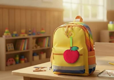 A is for... Apple Decoration or Keyring - Red Apples