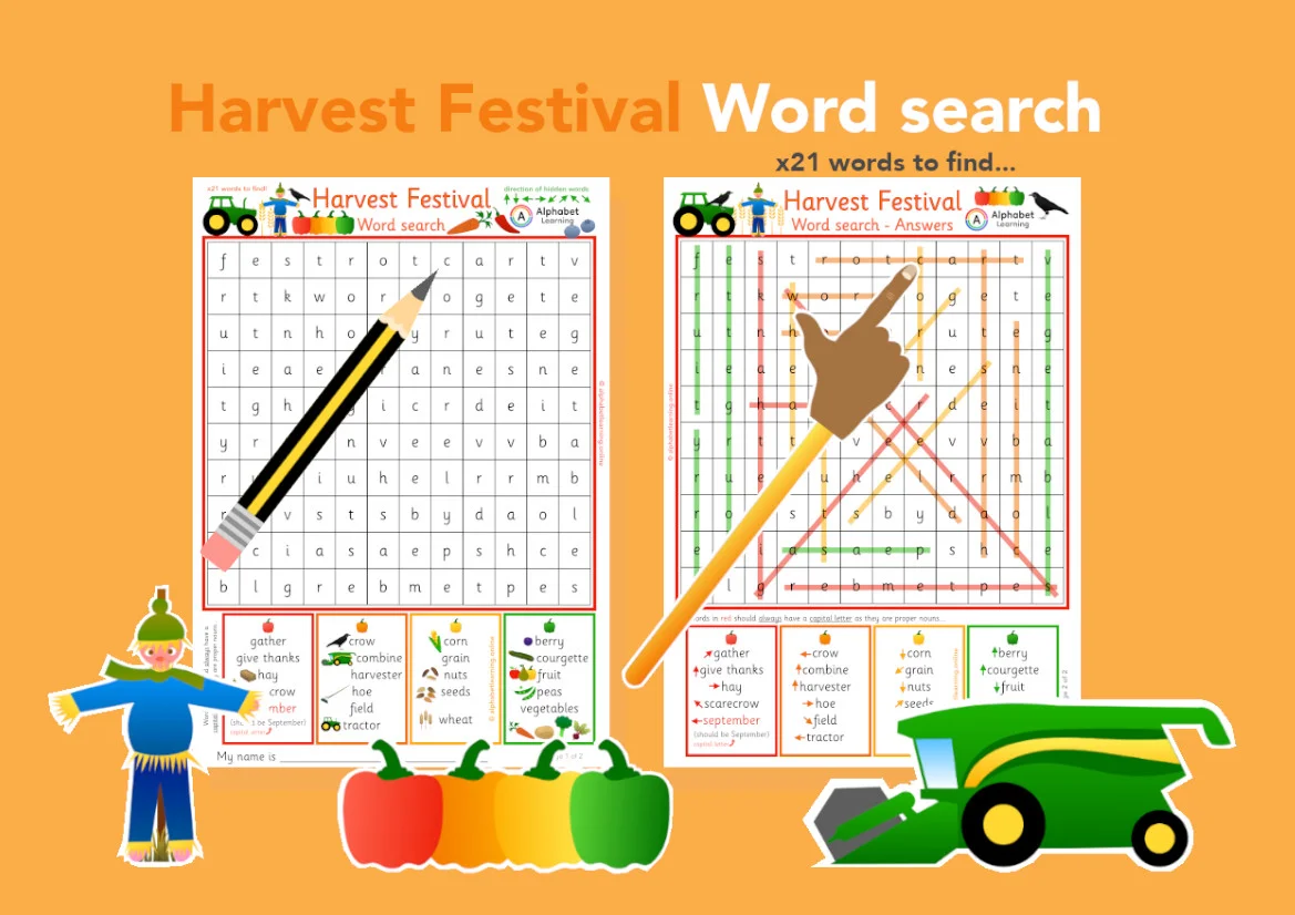 Wordsearch - Harvest Festival