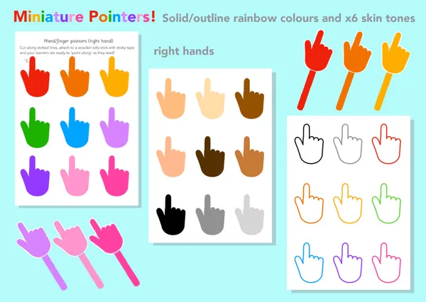 Pointers! Right hand/finger