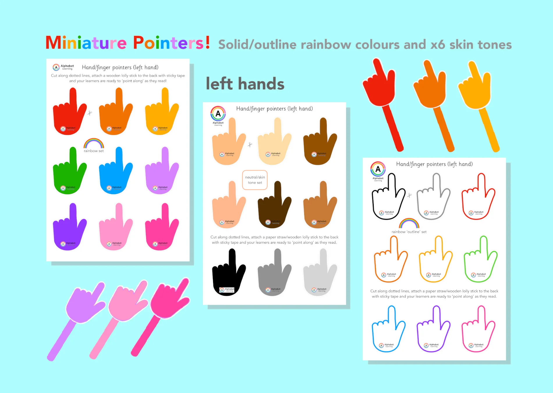 Pointers! Left hand/finger
