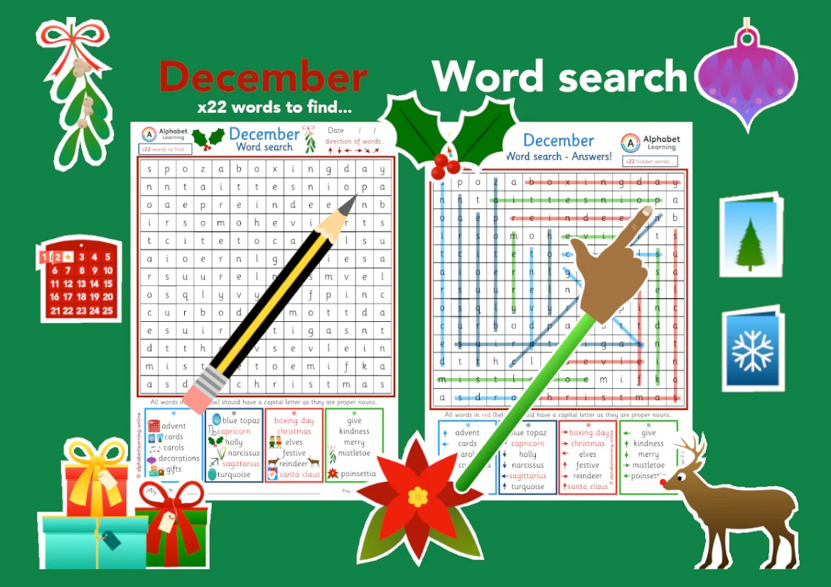 Wordsearch - December
