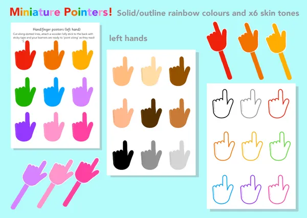 Pointers! Left hand/finger