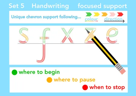 Handwriting similar letters x5 sets additional preview 5