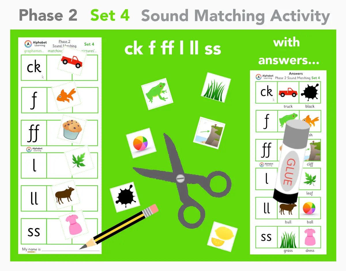 ck f ff l ll ss Phase 2 cut, match and stick (Set 4 of 4) main preview