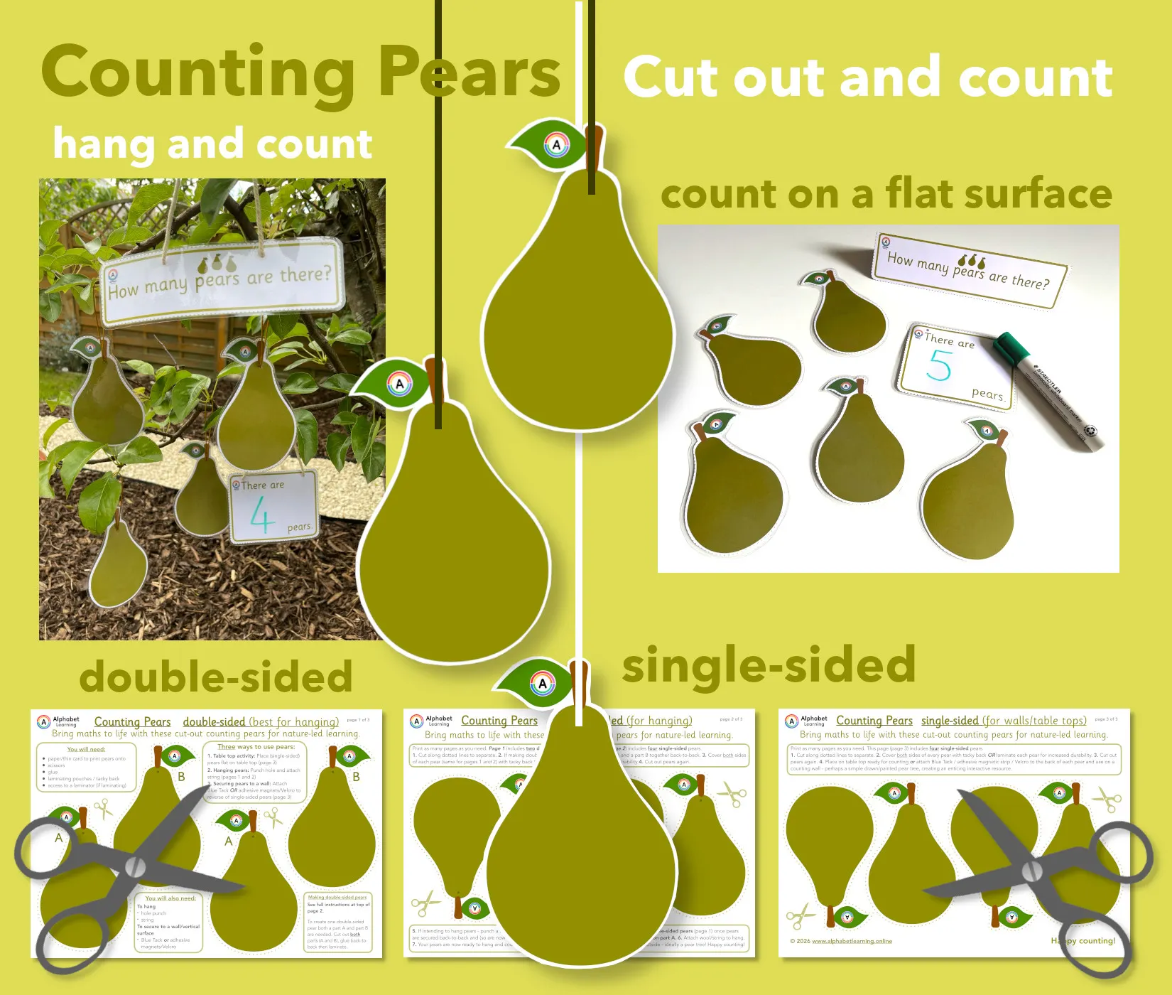 Counting Pears, using one-to-one correspondence main preview