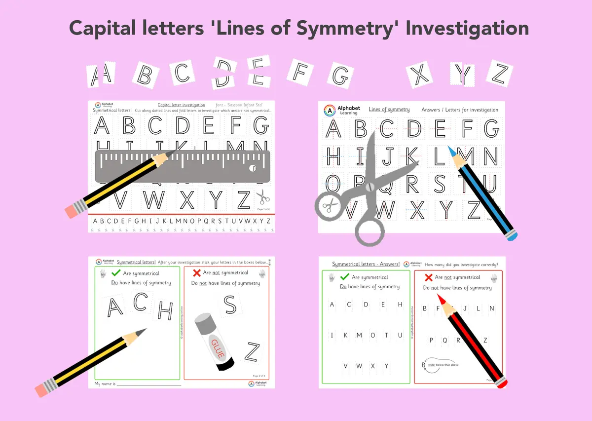 Lines of Symmetry: Capital Letters Investigation main preview
