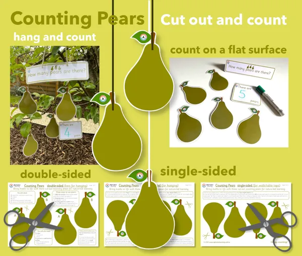 Counting Pears, using one-to-one correspondence